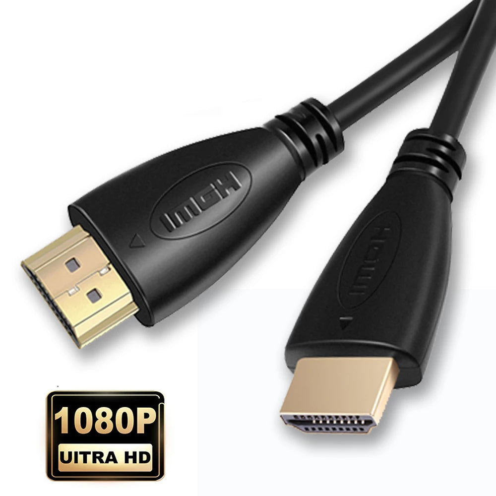 1.5/3/5m HDMI-compatible Cable Video Gold Plated 1.4 1080P 3D Cable For HDTV Splitter Switcher PS4 Extension Cord