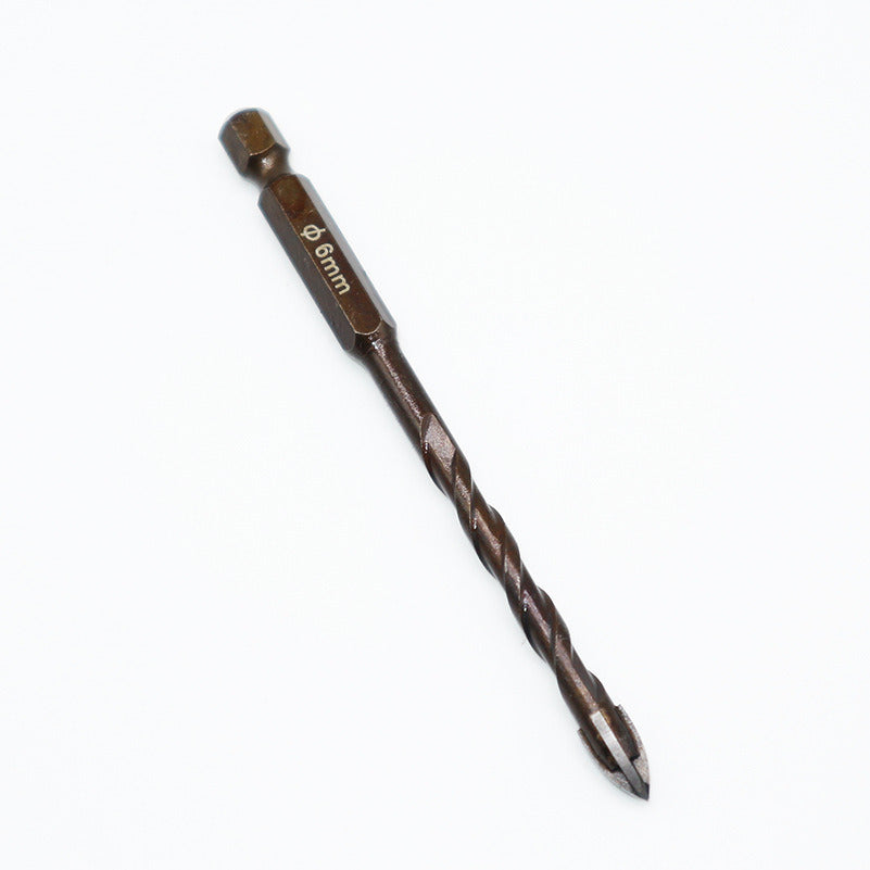 Cross Hexagonal Ceramic Tile Drill Glass Ceramic Concrete Hole Opener Alloy Triangle Drill/mm