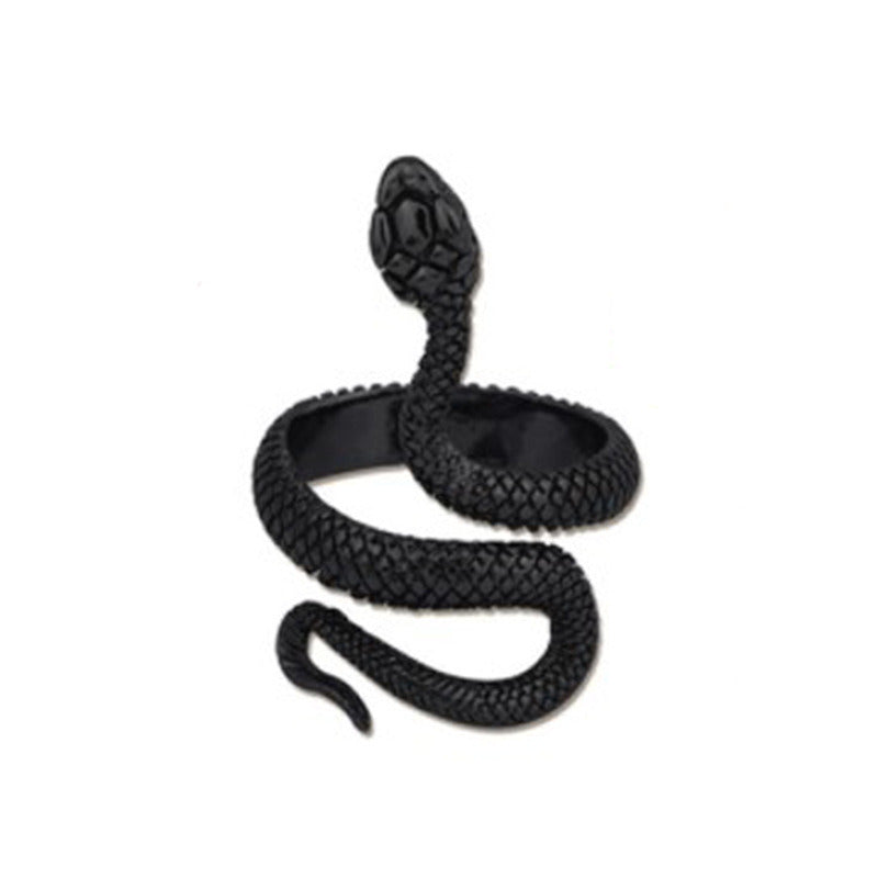 Daily Jewelry Make You Fashionable Stylish Personality Exaggerated Snake-shaped Retro Ring