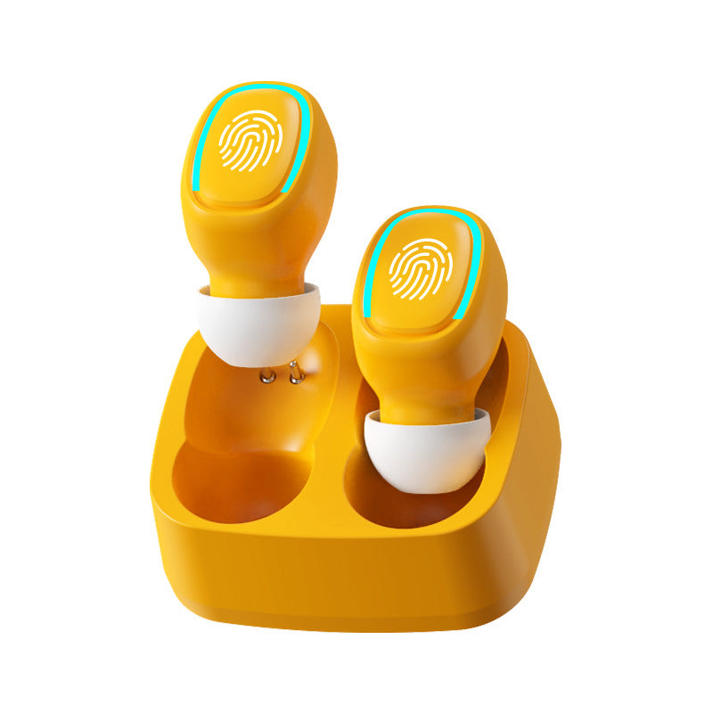 T1 Wireless Bluetooth Headset Touch Light Mini High Quality Earplugs Anti-Sweat HD Sound Quality Stereo Universal Headset