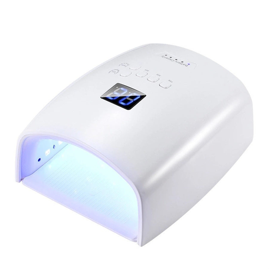 1 piece wireless charging phototherapy machine Electric storage manicure machine nail baking lamp quick-drying nail drying lamp 48W charging treasure dedicated