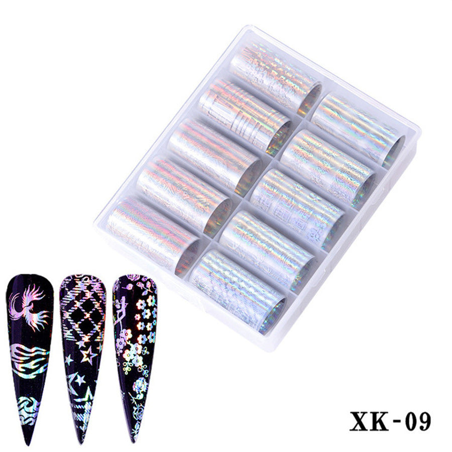 1 Box Nail art decoration starry sky sticker nail sticker nail decal