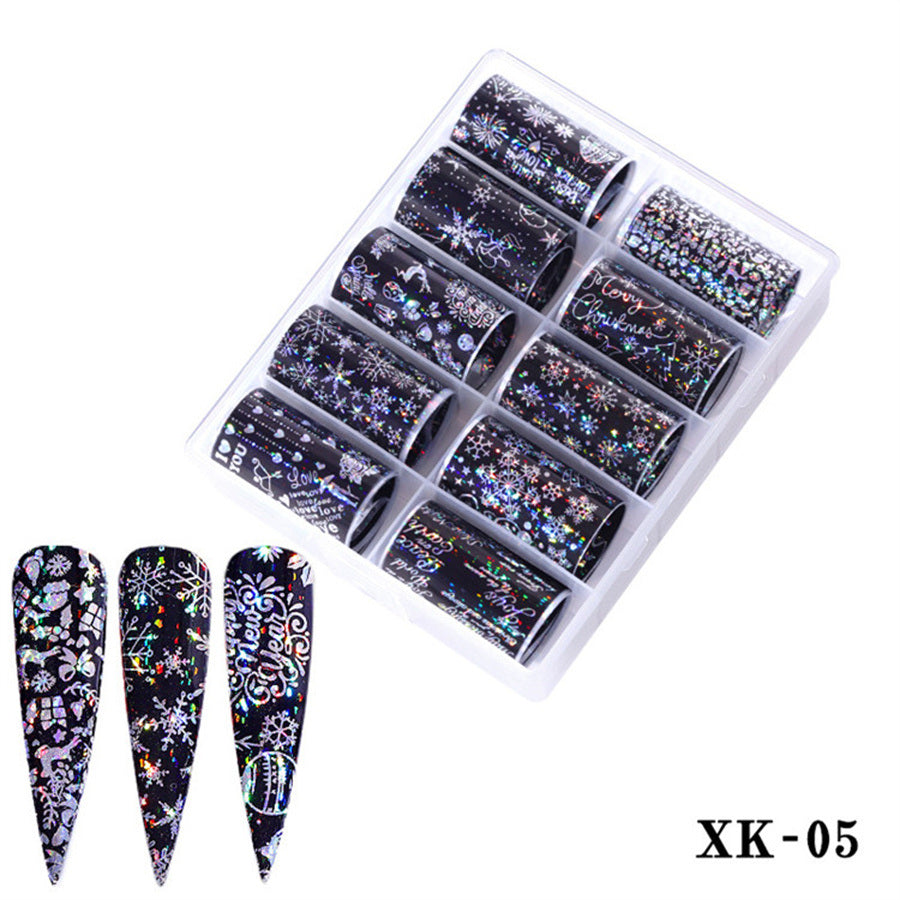 1 Box Nail art decoration starry sky sticker nail sticker nail decal