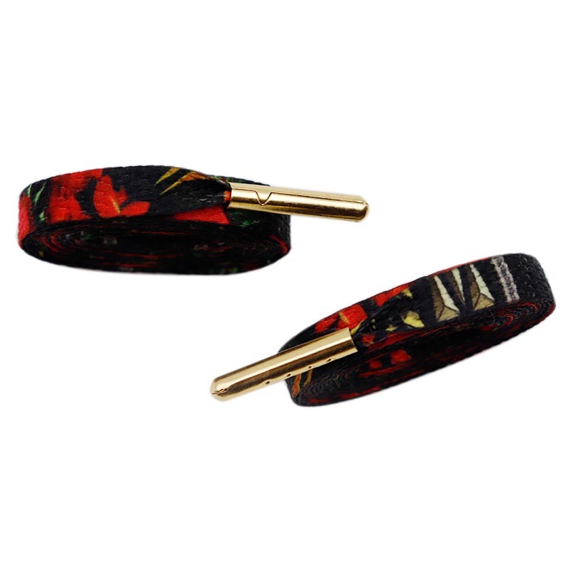 Weiou Manufacturer New Arrive Fashion Design Heat Transfer High Quality Polyester Printed Animal Differentiation Shoelaces