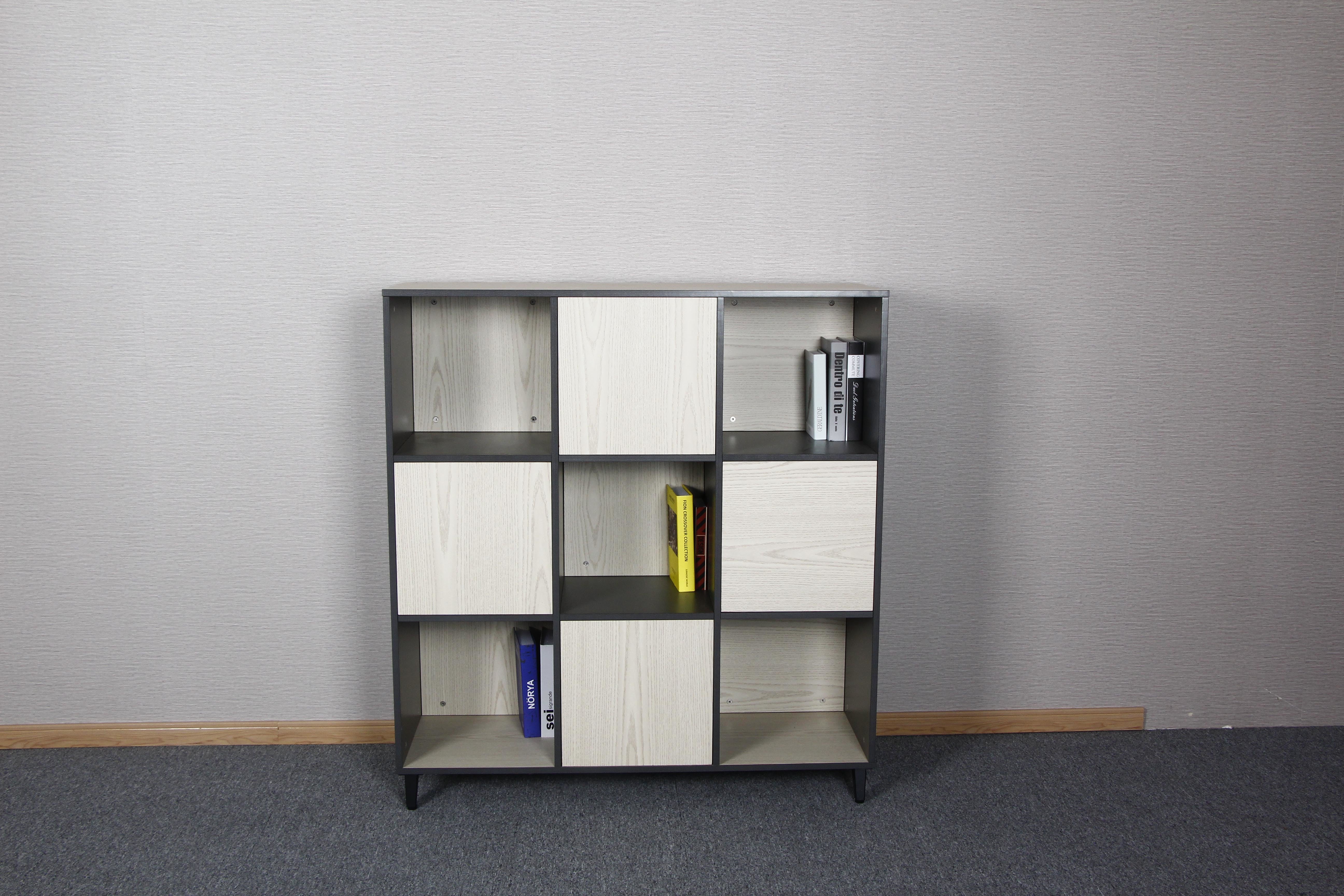 BookShelf Office Furniture Open Shelf Wood Display Showcase Office Cabinet