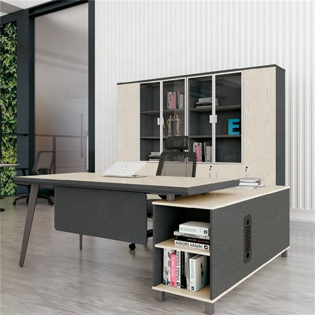 Modern style executive office desk desktop office furniture custom-made l shaped office desk