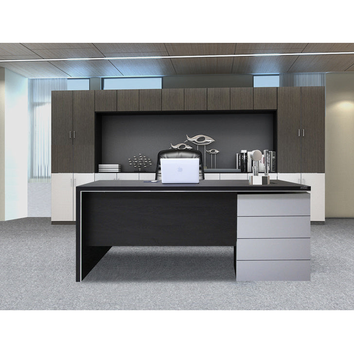 Simple design l shape managing directors office furniture executive desk