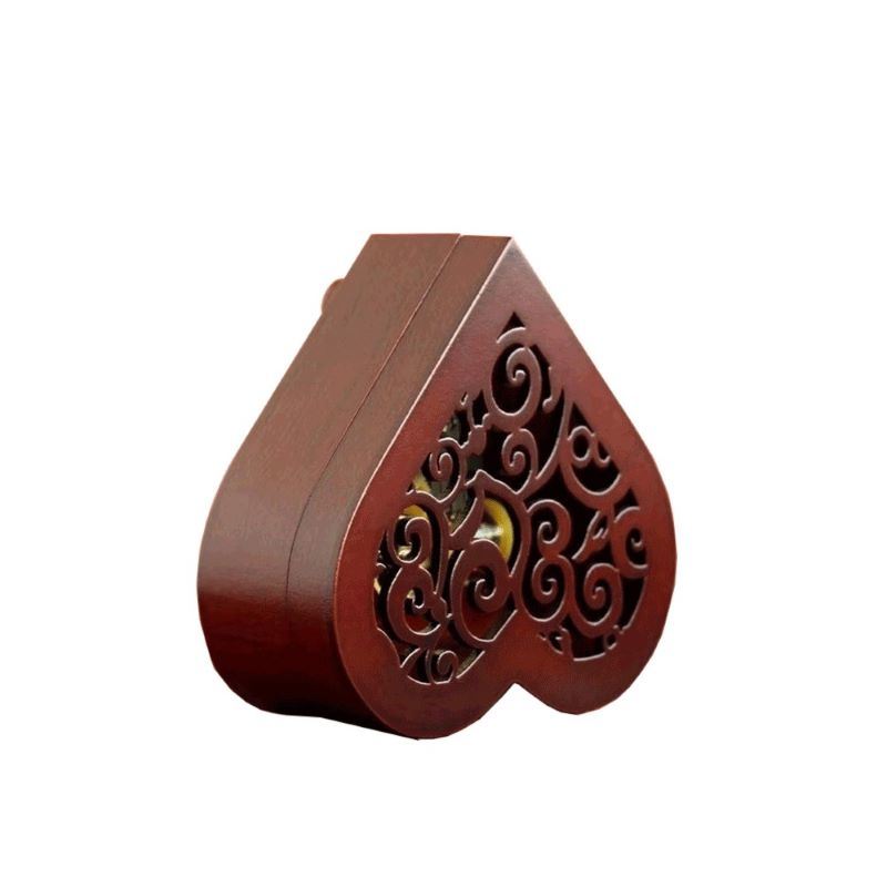 Heart-Shaped Wooden Music Box as Perfect Gift for Any Occasion