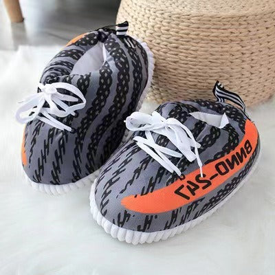 Sparking Home Cotton Shoes, Coconut Slippers Men And Women Bread Plush Warm Shoes