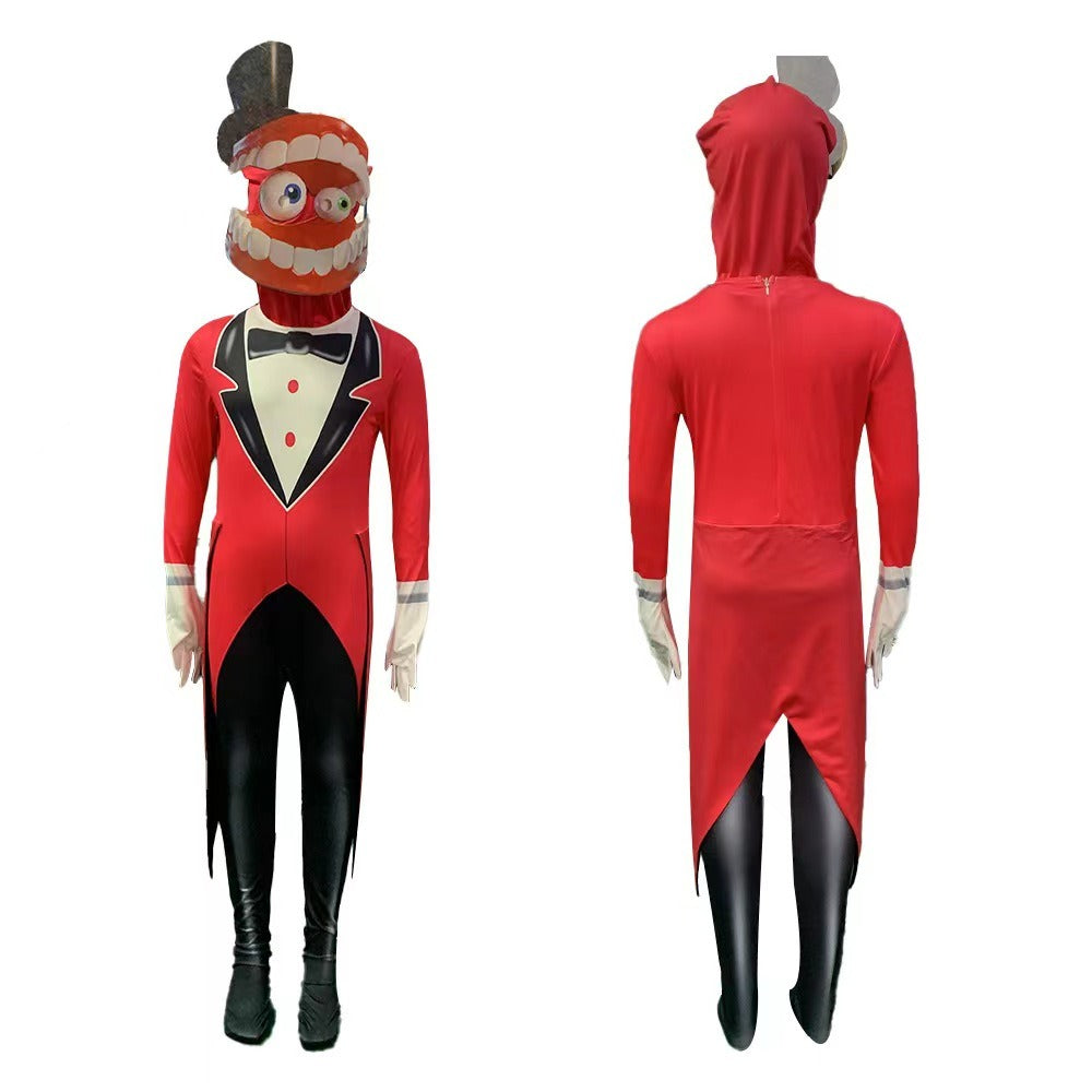 Anime Figures Circus Pomni Cosplay Costume Boys Jumpsuit Adult Birthday Gift