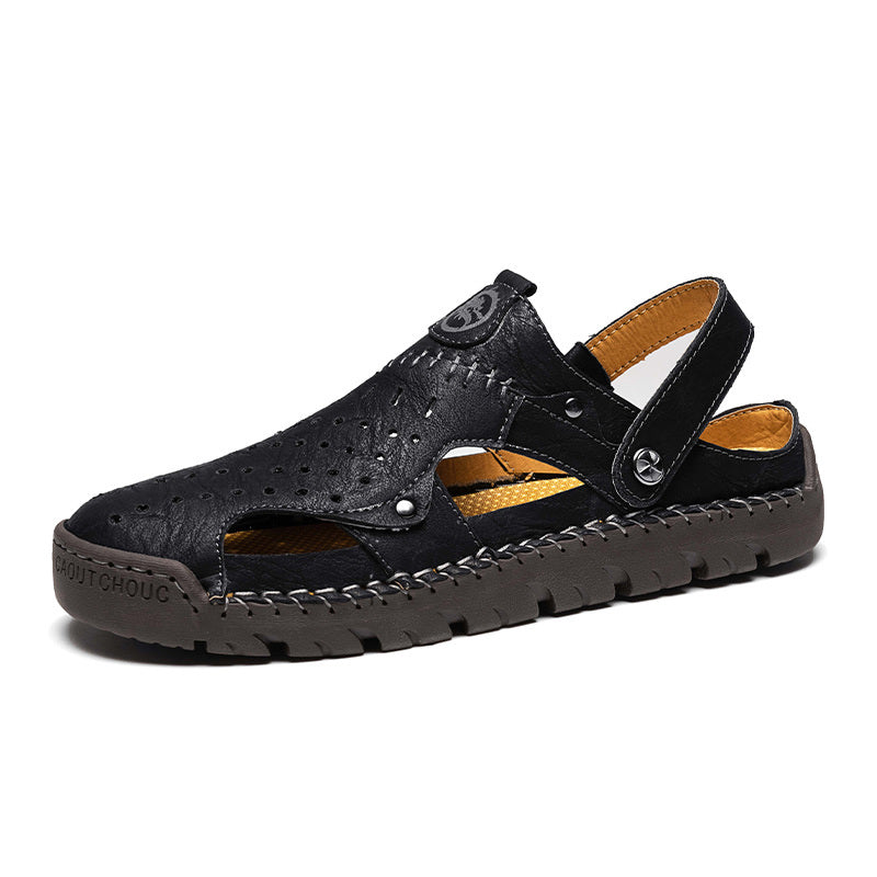 Men's summer new plus-size casual handmade sandals fashion flip-flops 38-48