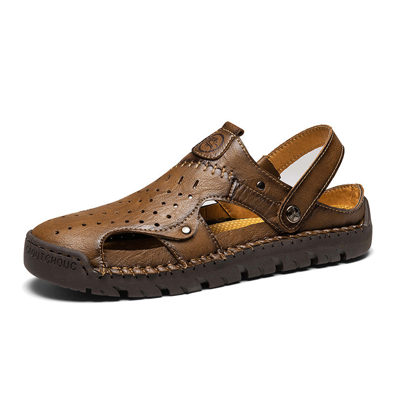 Men's summer new plus-size casual handmade sandals fashion flip-flops 38-48