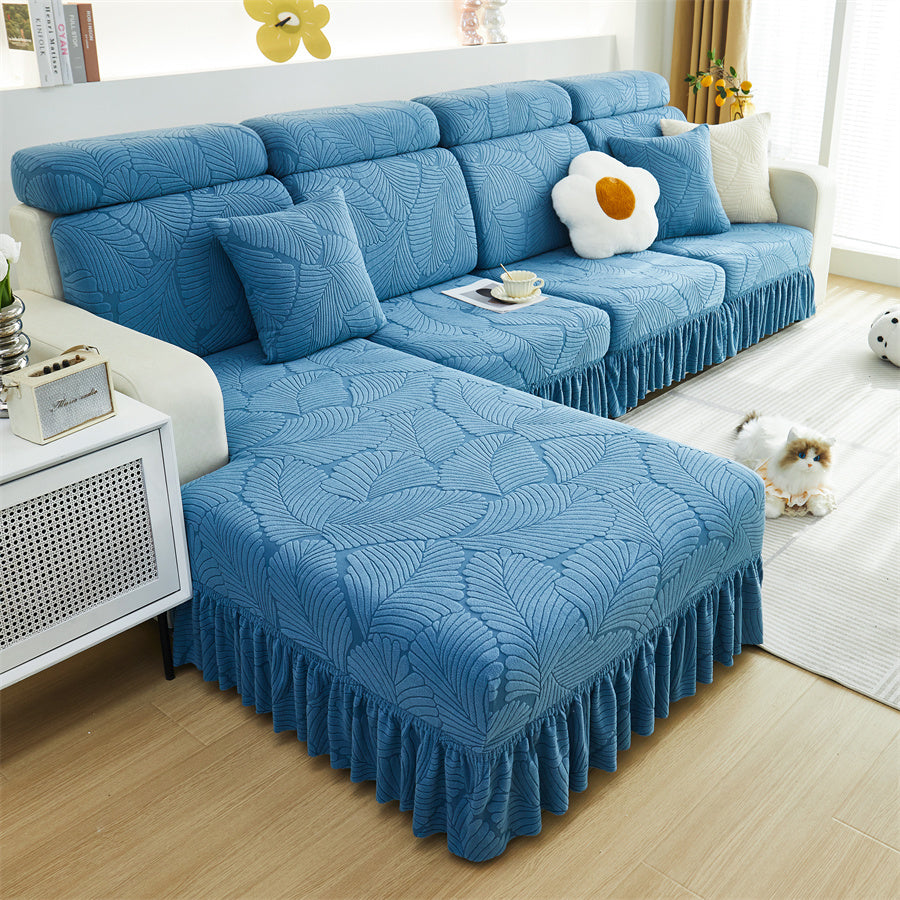 1 Pc Nordic High-end All Inclusive Sofa Cover with Breathable, Waterproof, and Dirt Resistant Edges. Sofa Hat Cover with Anti Slip and Anti Running Protective Cover