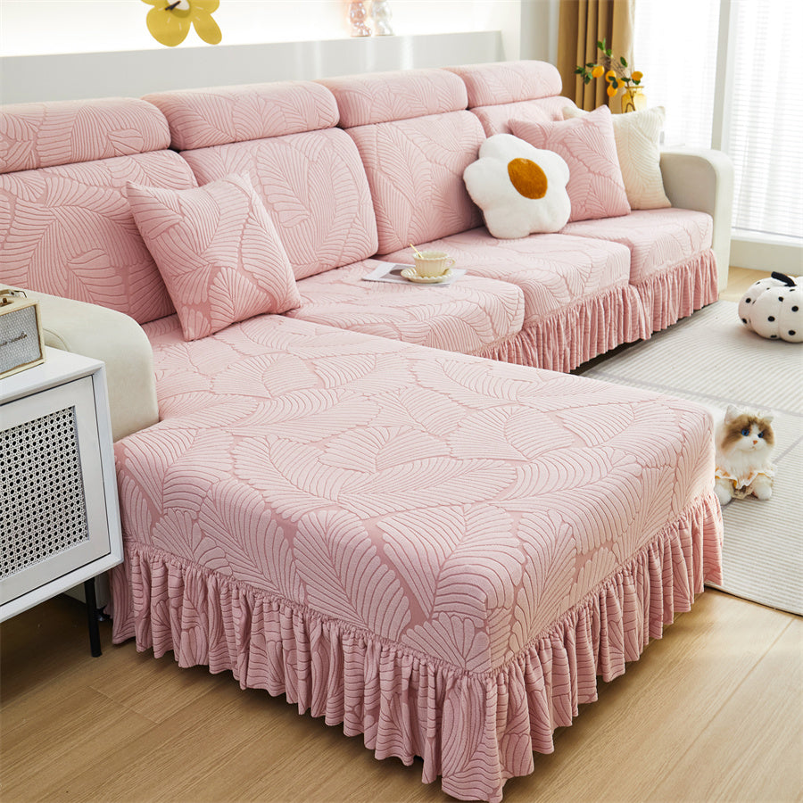 1 Pc Nordic High-end All Inclusive Sofa Cover with Breathable, Waterproof, and Dirt Resistant Edges. Sofa Hat Cover with Anti Slip and Anti Running Protective Cover
