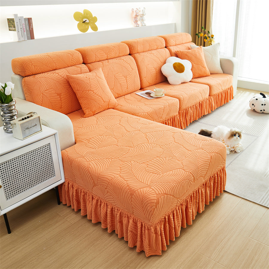 1 Pc Nordic High-end All Inclusive Sofa Cover with Breathable, Waterproof, and Dirt Resistant Edges. Sofa Hat Cover with Anti Slip and Anti Running Protective Cover