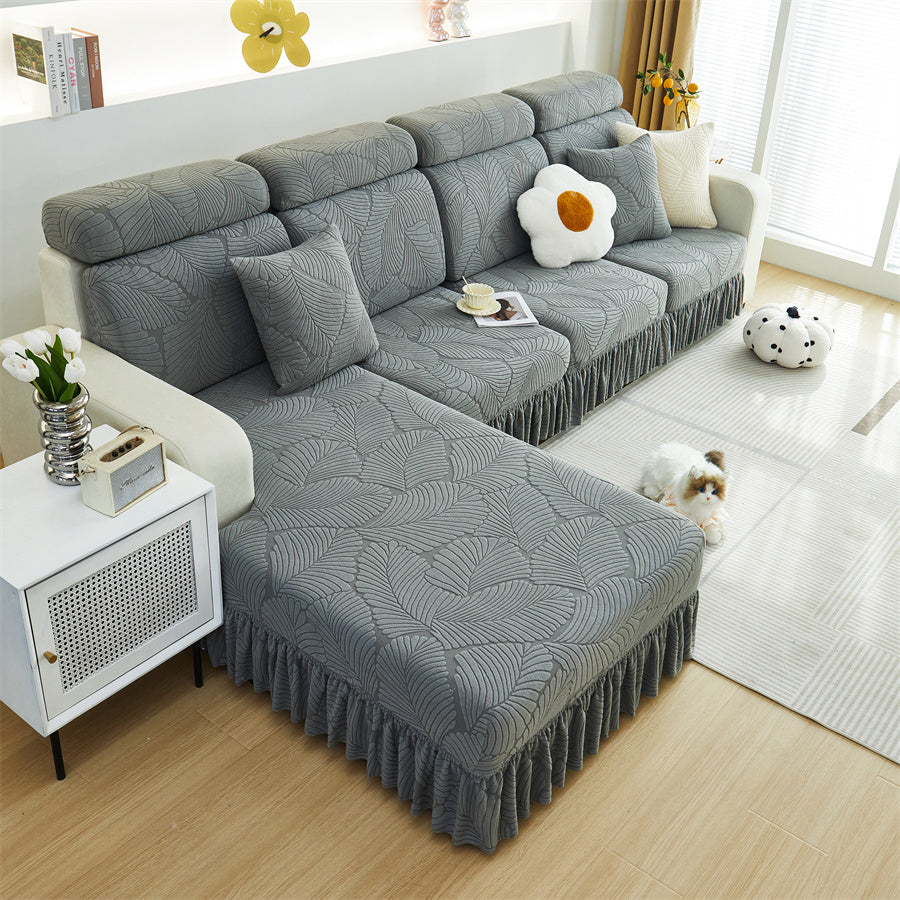 1 Pc Nordic High-end All Inclusive Sofa Cover with Breathable, Waterproof, and Dirt Resistant Edges. Sofa Hat Cover with Anti Slip and Anti Running Protective Cover