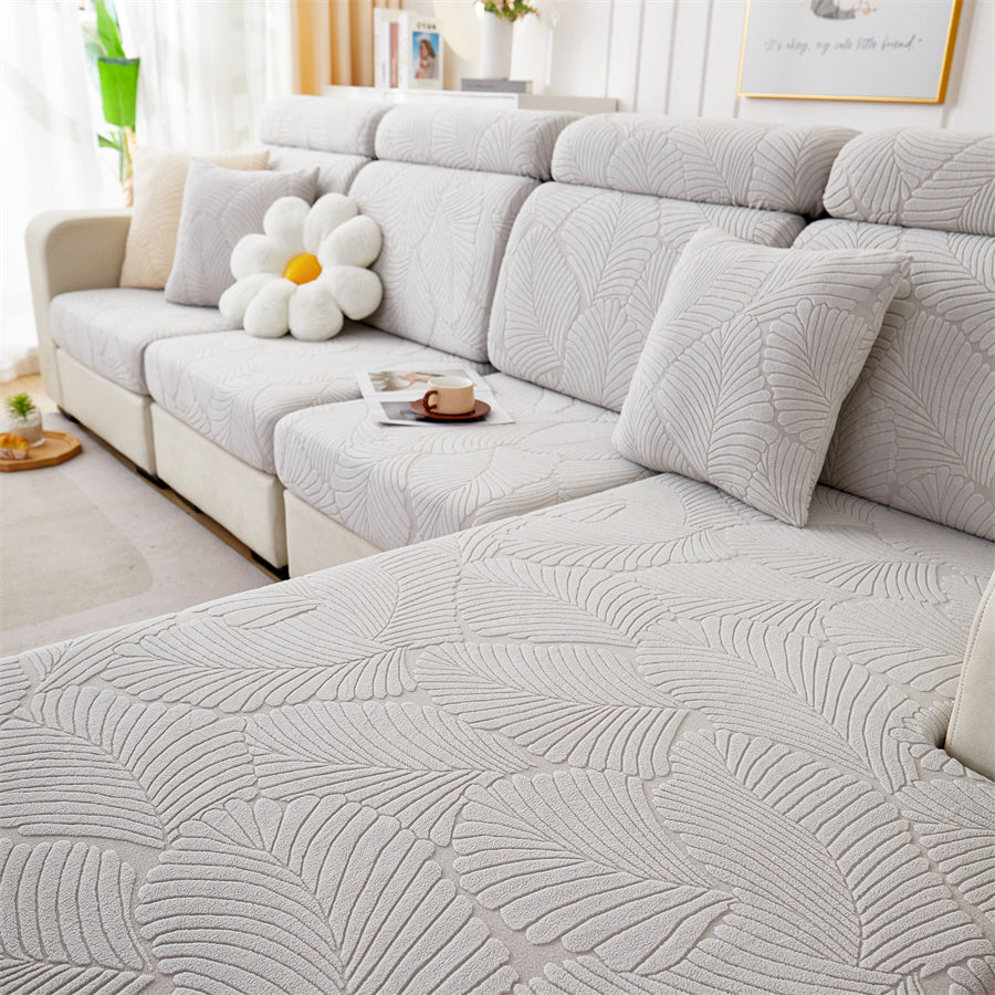 1 Pc Jacquard Velvet Elastic Sofa Cover, All Inclusive Universal Set, Anti Cat Scratch Hat, All Season Universal Anti Slip Seat Cushion, Cover Cloth Towel