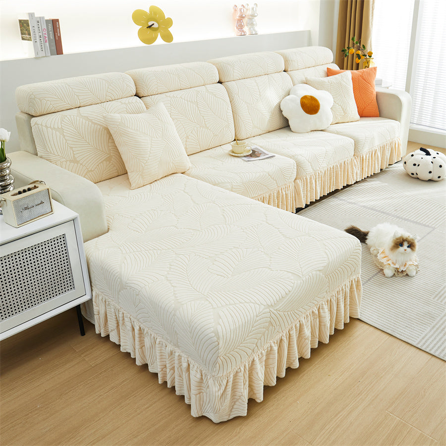 1 Pc Nordic High-end All Inclusive Sofa Cover with Breathable, Waterproof, and Dirt Resistant Edges. Sofa Hat Cover with Anti Slip and Anti Running Protective Cover
