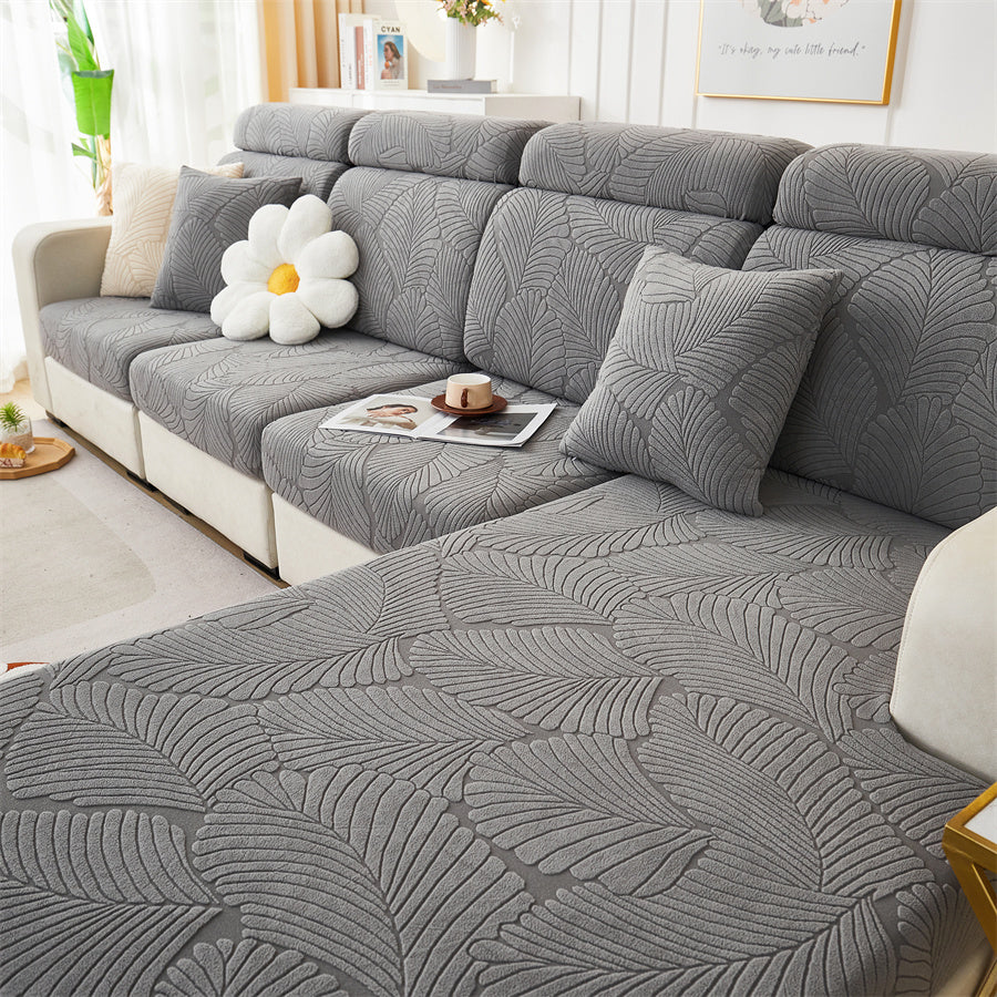 1 Pc Jacquard Velvet Elastic Sofa Cover, All Inclusive Universal Set, Anti Cat Scratch Hat, All Season Universal Anti Slip Seat Cushion, Cover Cloth Towel