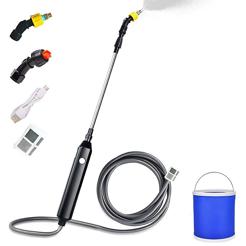 Adjustable Retractable Water Hose Sprayer Wand Spray