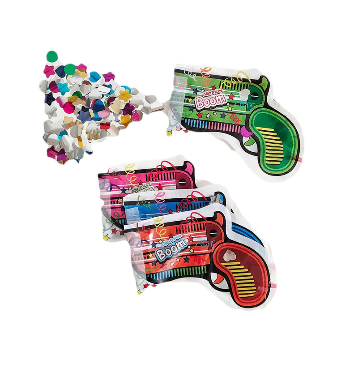 Automatic Inflatable Fireworks Gun 6 Pcs