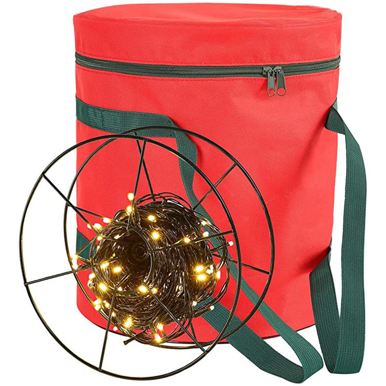 Christmas Lights Storage Bags, 3 Metal Reels to Store Holiday Christmas String Lights