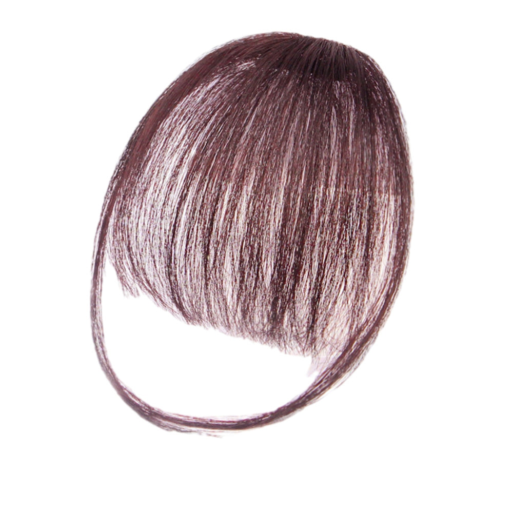 Clip on Bangs Fake Bangs Human Hair Wispy Bangs Clip in Hair Extensions