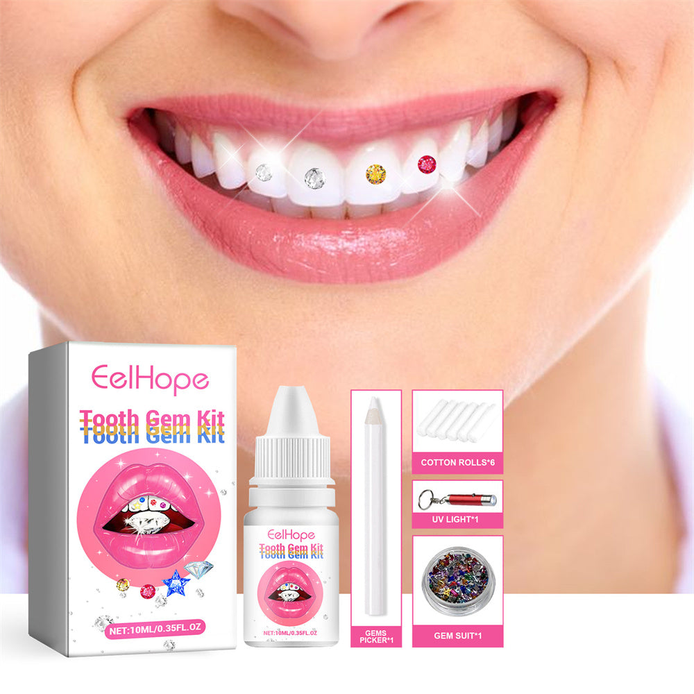 Tooth Gem Kit, DIY Tooth Jewelry Kit Removable Tooth Ornaments