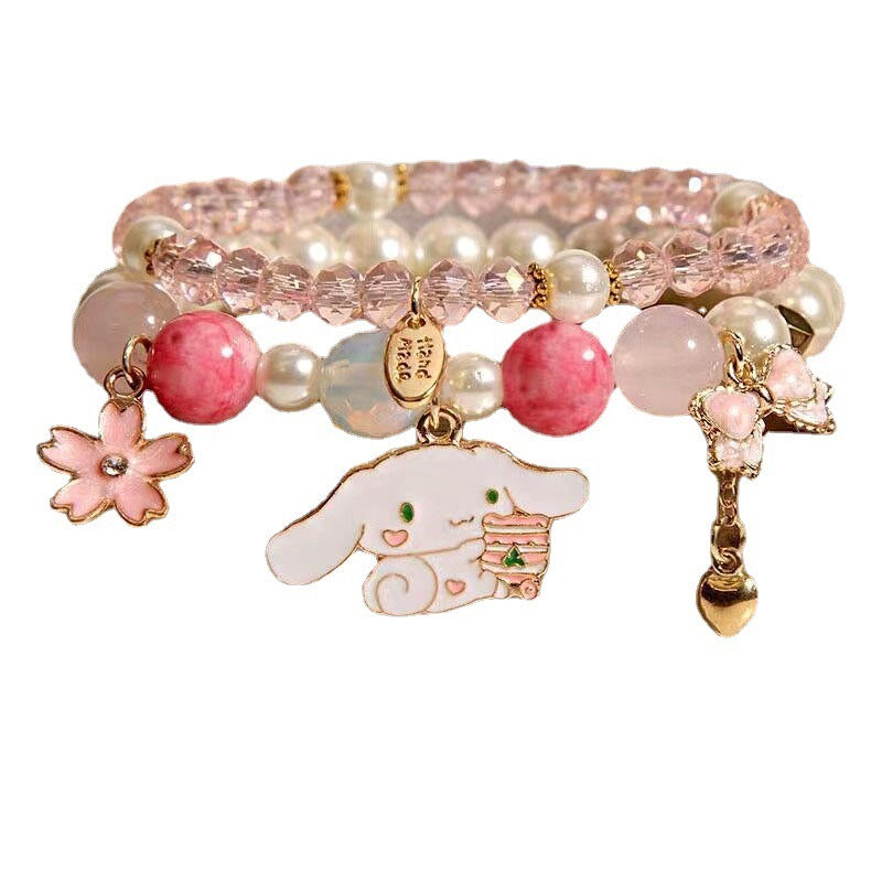 Crystal Beads Bracelet Kawaii Bracelets Set