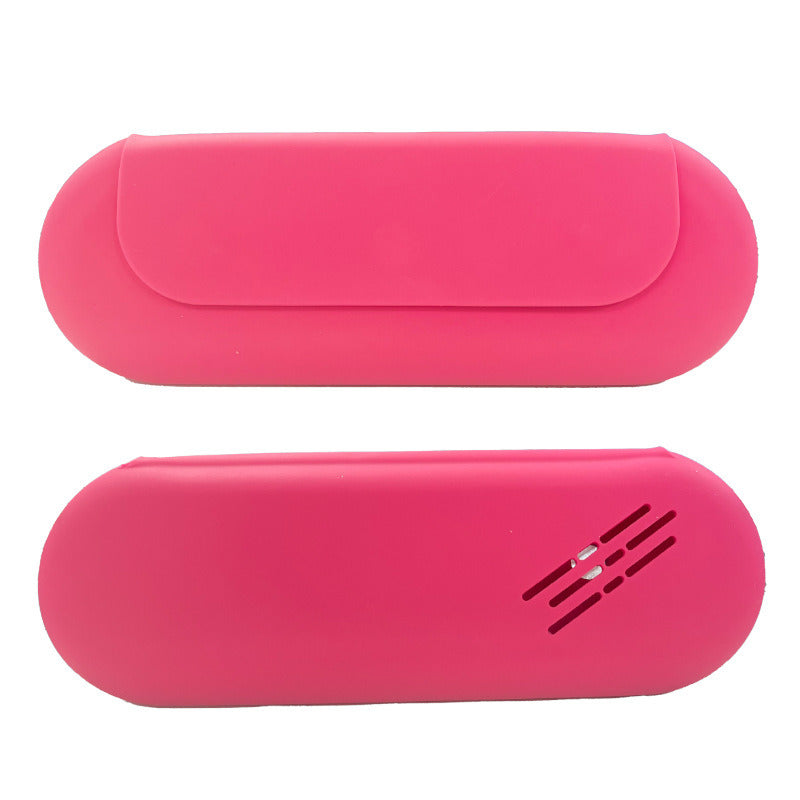 Silicone Makeup Brush Holder Travel Cosmetic Bag