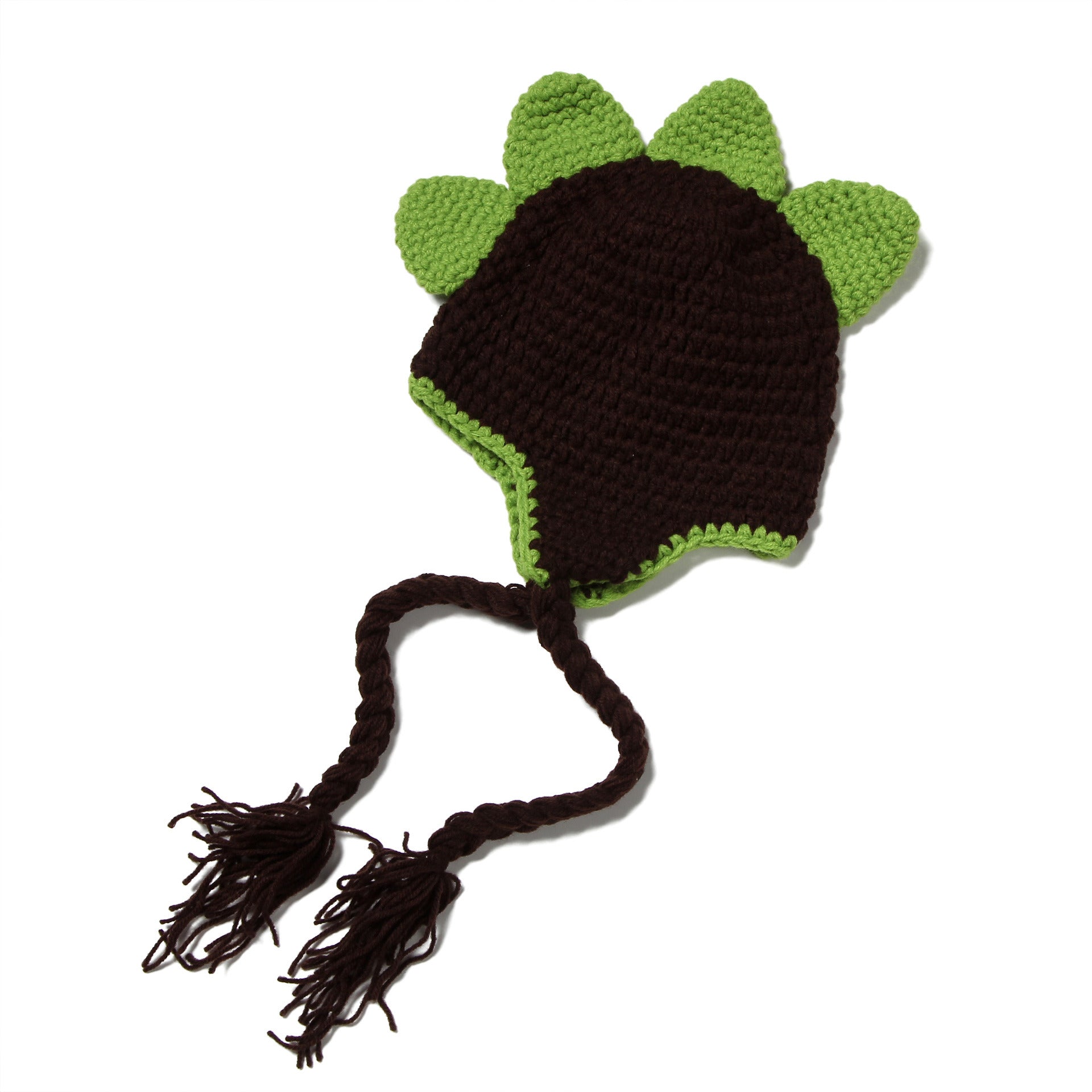 Handmade Baby Boys Hats Cute Four-horned Dinosaur Cap for Newborn Girls  Photography Clothes