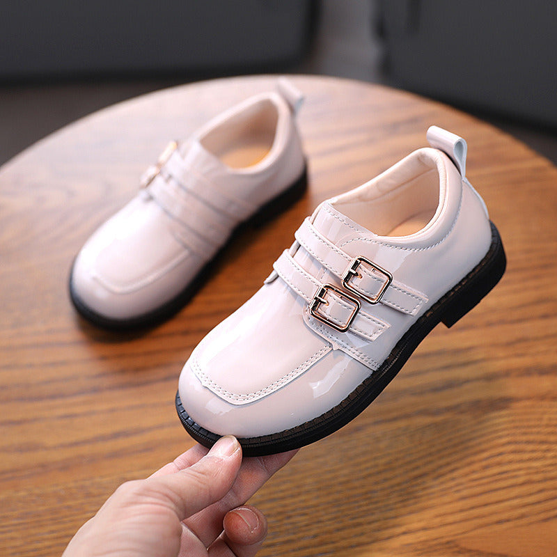 Boys Leather Shoes Casual Flats for Wedding Stage Performance Party Kids Shoes for Boys Girls Oxfords British Style School Shoes