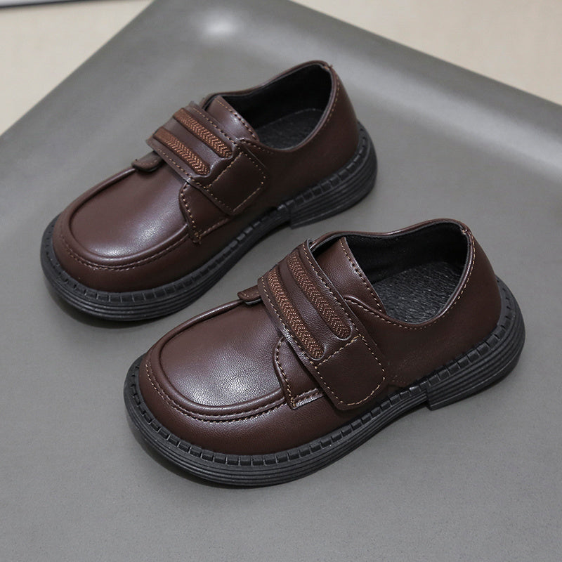 Baby Boys Leather Shoes Kids Casual Shoes 2022 Spring Autumn Brand New Children School Performance Shoes for Wedding Party Flats