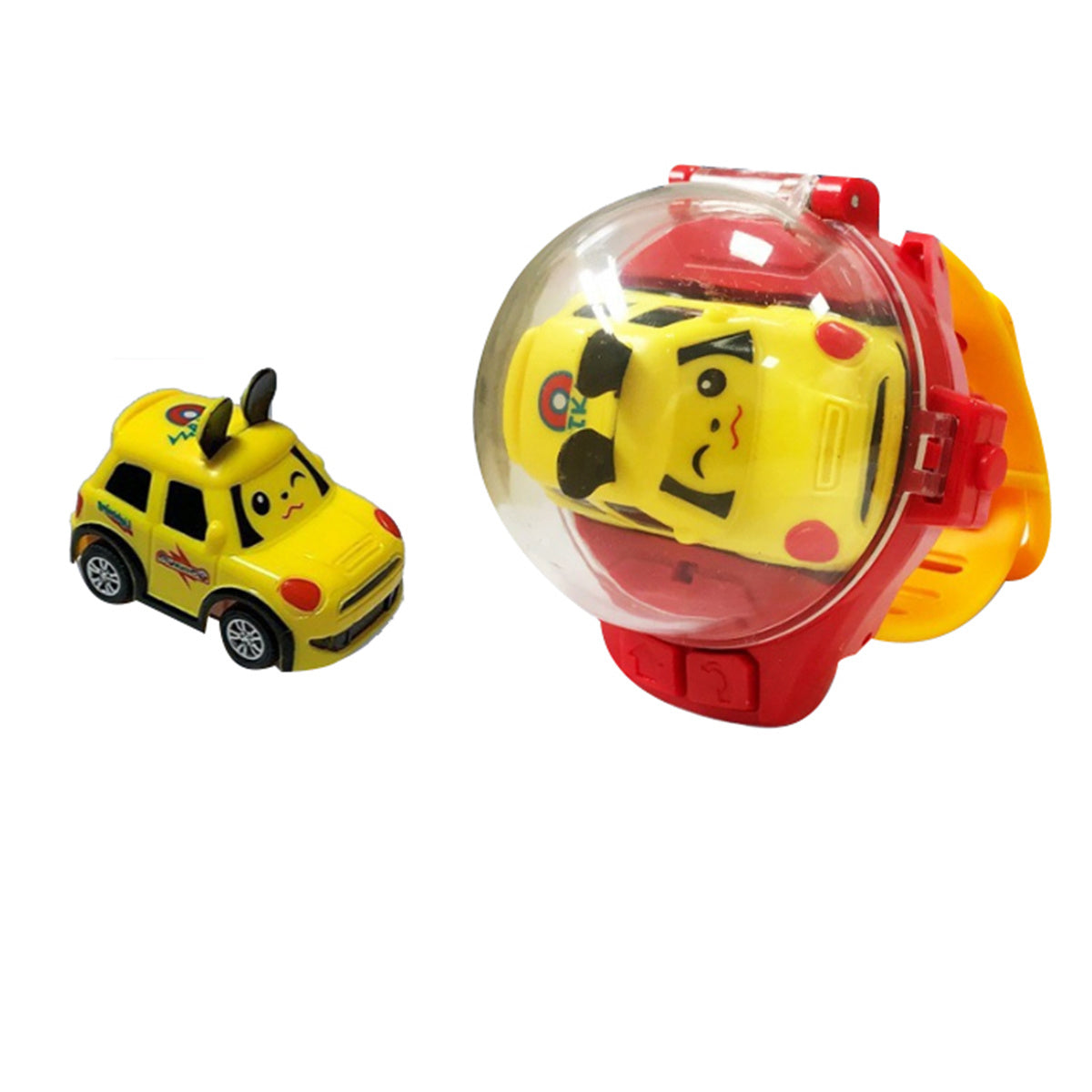 Mini RC Car Watch Toys,USB Charging Cartoon RC Car Gifts