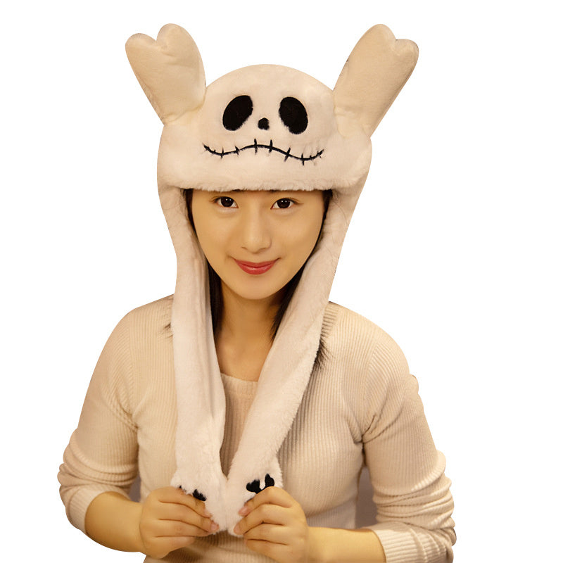 Halloween Cute Hat with Moving Plush Ears