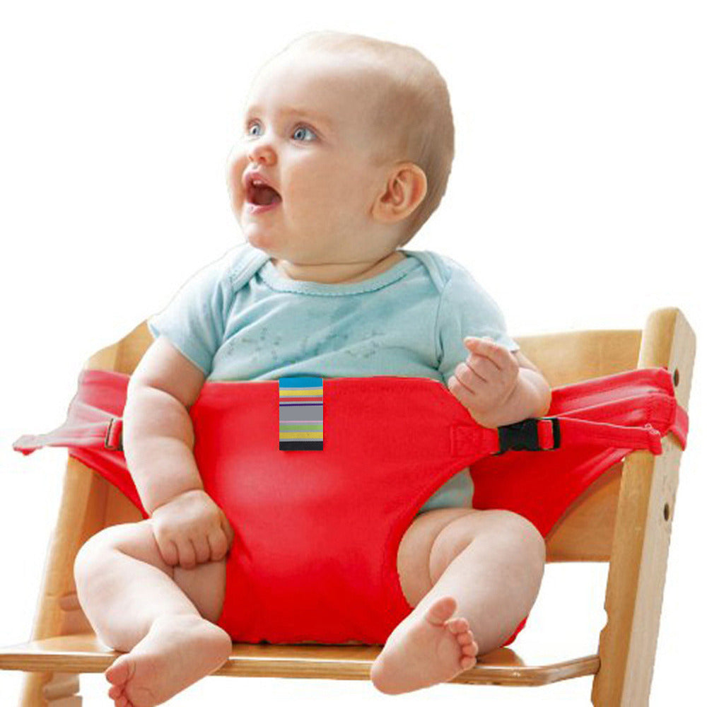 Portable Baby Chair Safety Cloth Harness for Infant Toddler Feeding Highchair Accessories