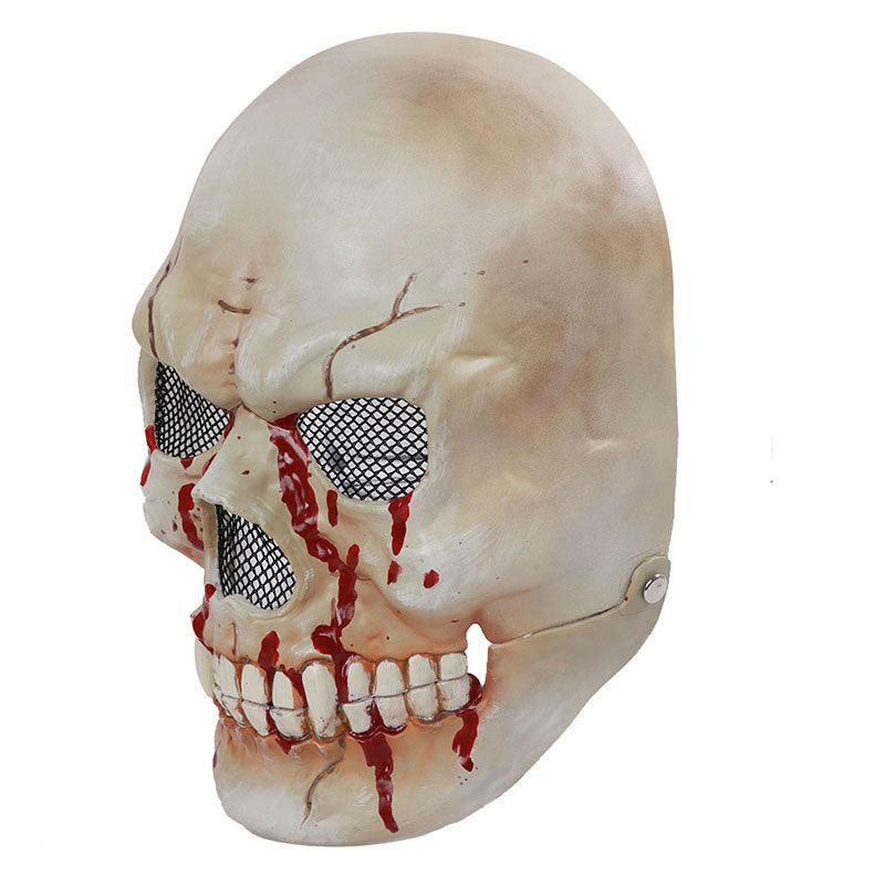 Halloween Scary Mask Skull Head Mask with Moving Jaw