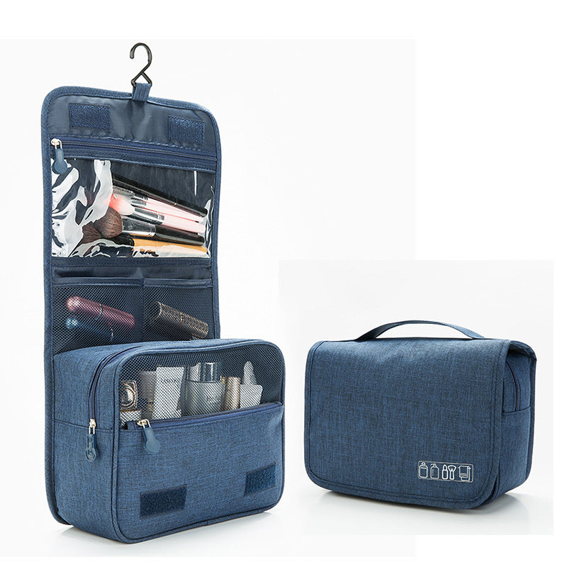 Toiletry Bag Travel for Women Men with Hanging Hook, Water-resistant Travel Organizer Kit for Toiletries Make Up Accessories