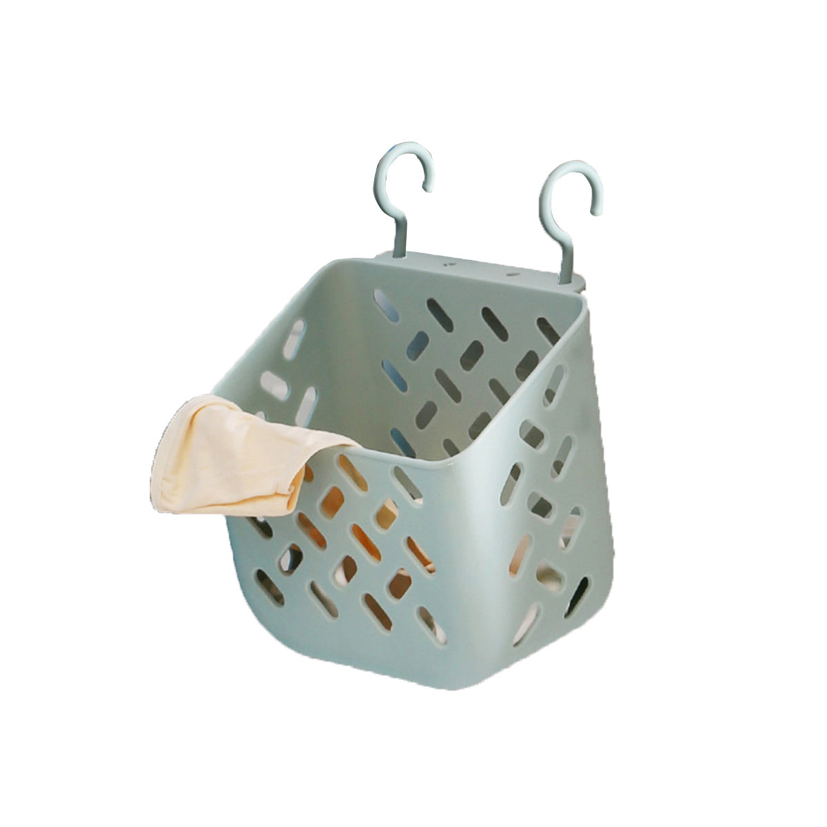 Folding wall hanging dirty clothes basket household plastic laundry basket large storage basket doll storage bucket