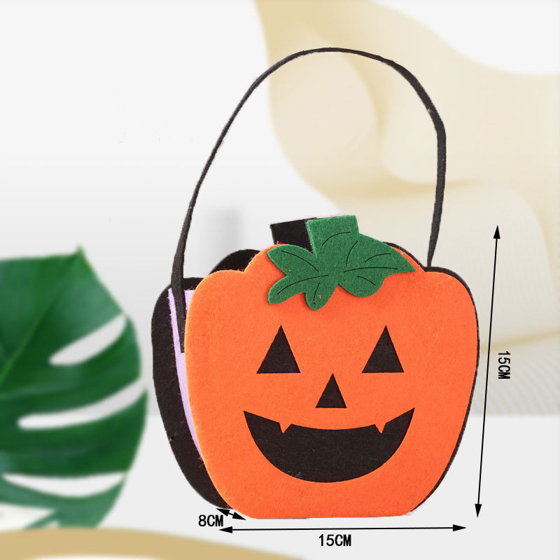 Halloween Candy Bags,Halloween Felt Holder Bucket