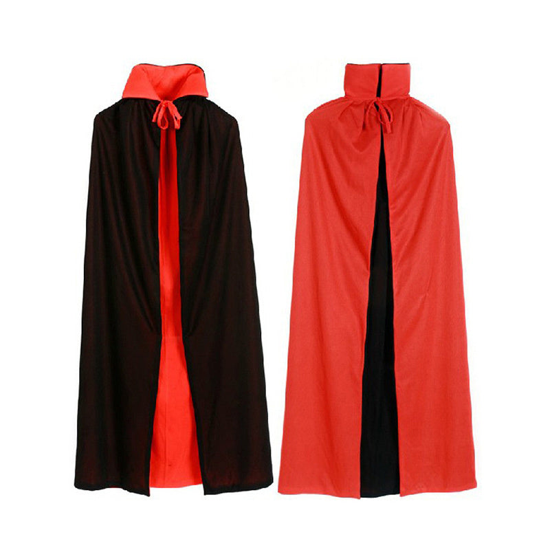 Halloween Cloak, Unisex Velvet Hooded Cape Halloween Costume