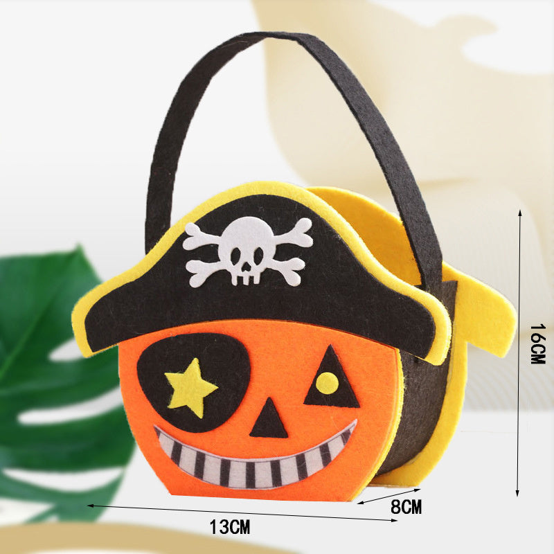 Halloween Candy Bags,Halloween Felt Holder Bucket