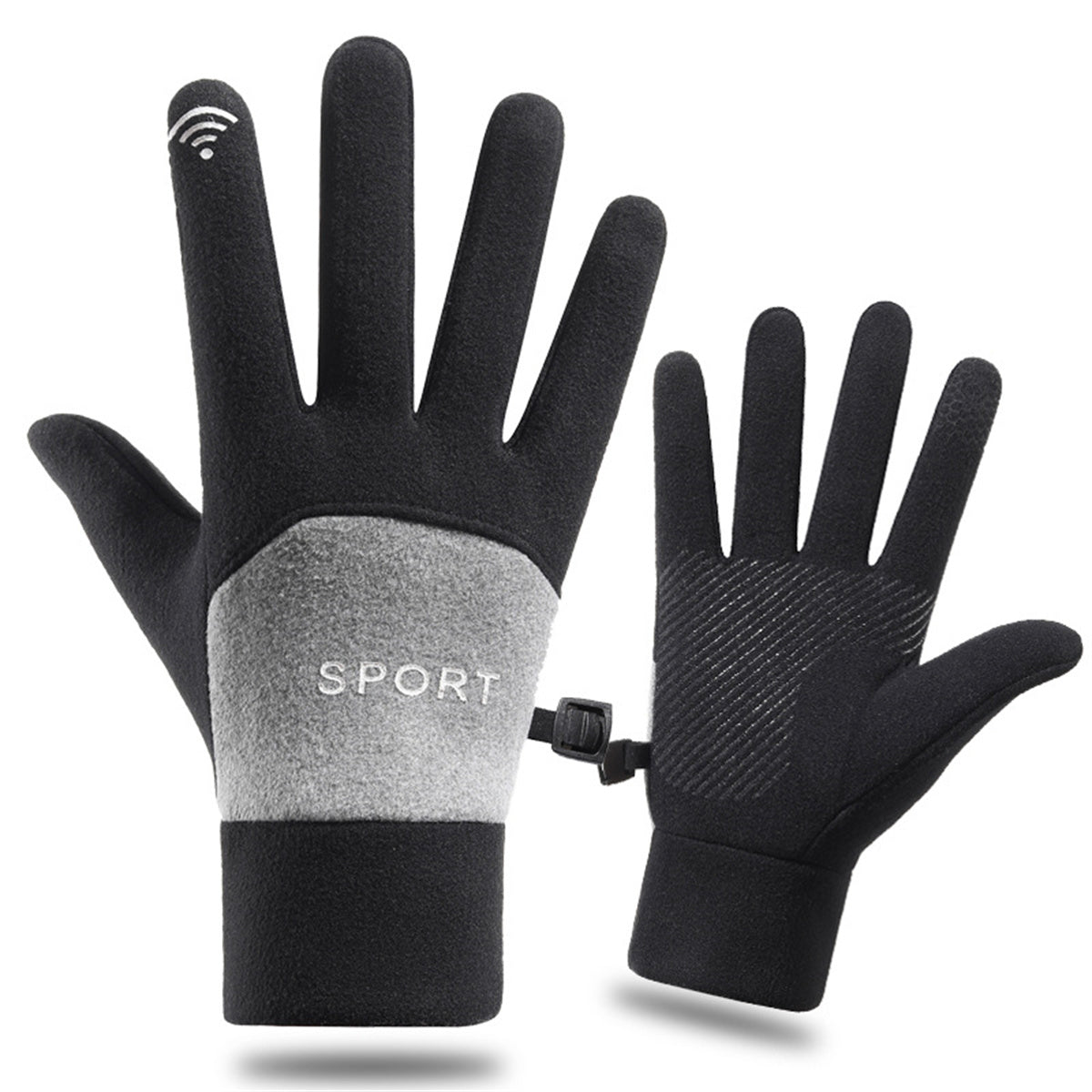 Winter Gloves Men Women Touch Screen Glove Anti-Slip Windproof Waterproof Texting Gloves for Running Cycling