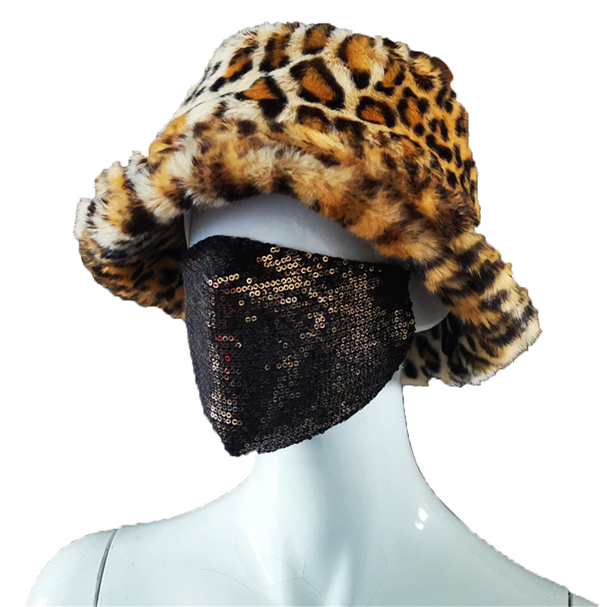 Faux fur British Basin Hat Ladies Warm Fisherman Hat New Autumn and Winter