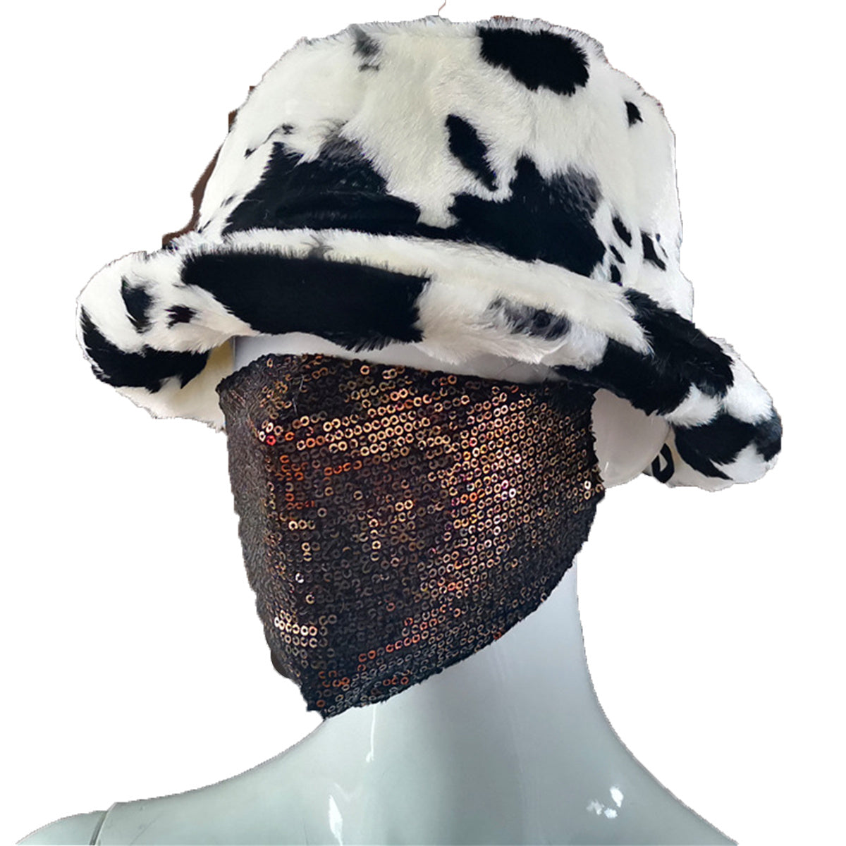 Faux fur British Basin Hat Ladies Warm Fisherman Hat New Autumn and Winter