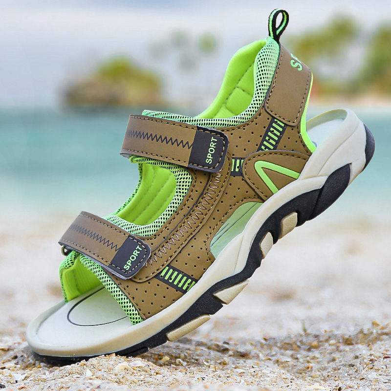 Boys Summer Sports Sandals Kids Fashion Beach Shoes Outdoor Walking Sandal for 5-18 Years Boy 2022 New Student School Shoe Light