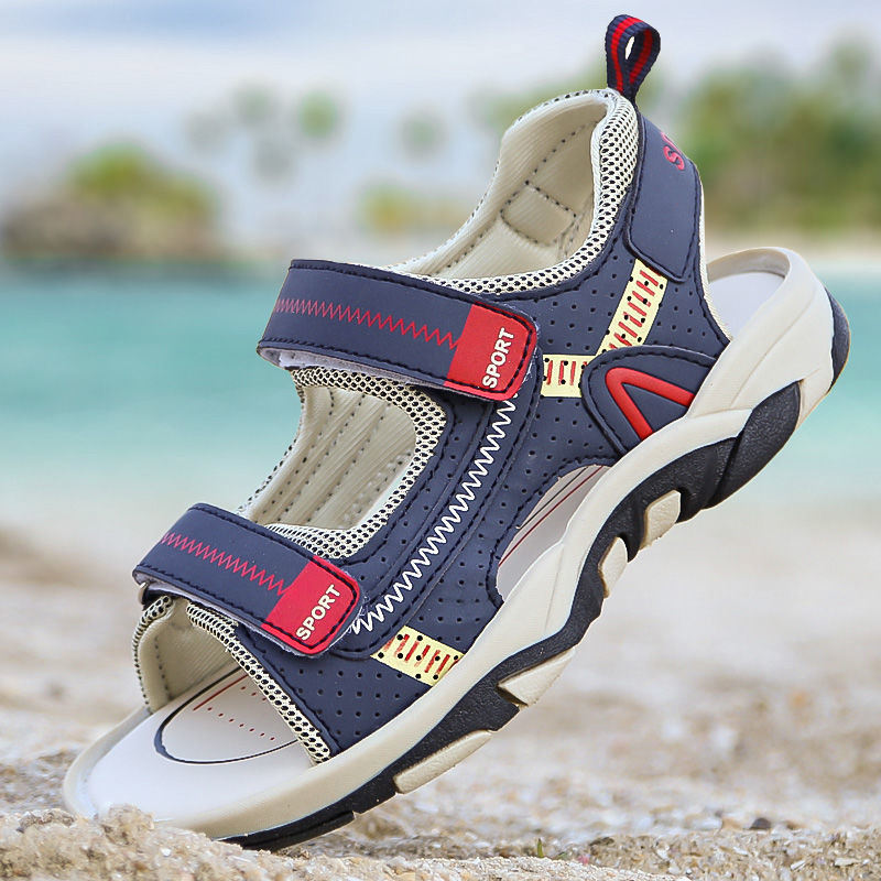 Boys Summer Sports Sandals Kids Fashion Beach Shoes Outdoor Walking Sandal for 5-18 Years Boy 2022 New Student School Shoe Light