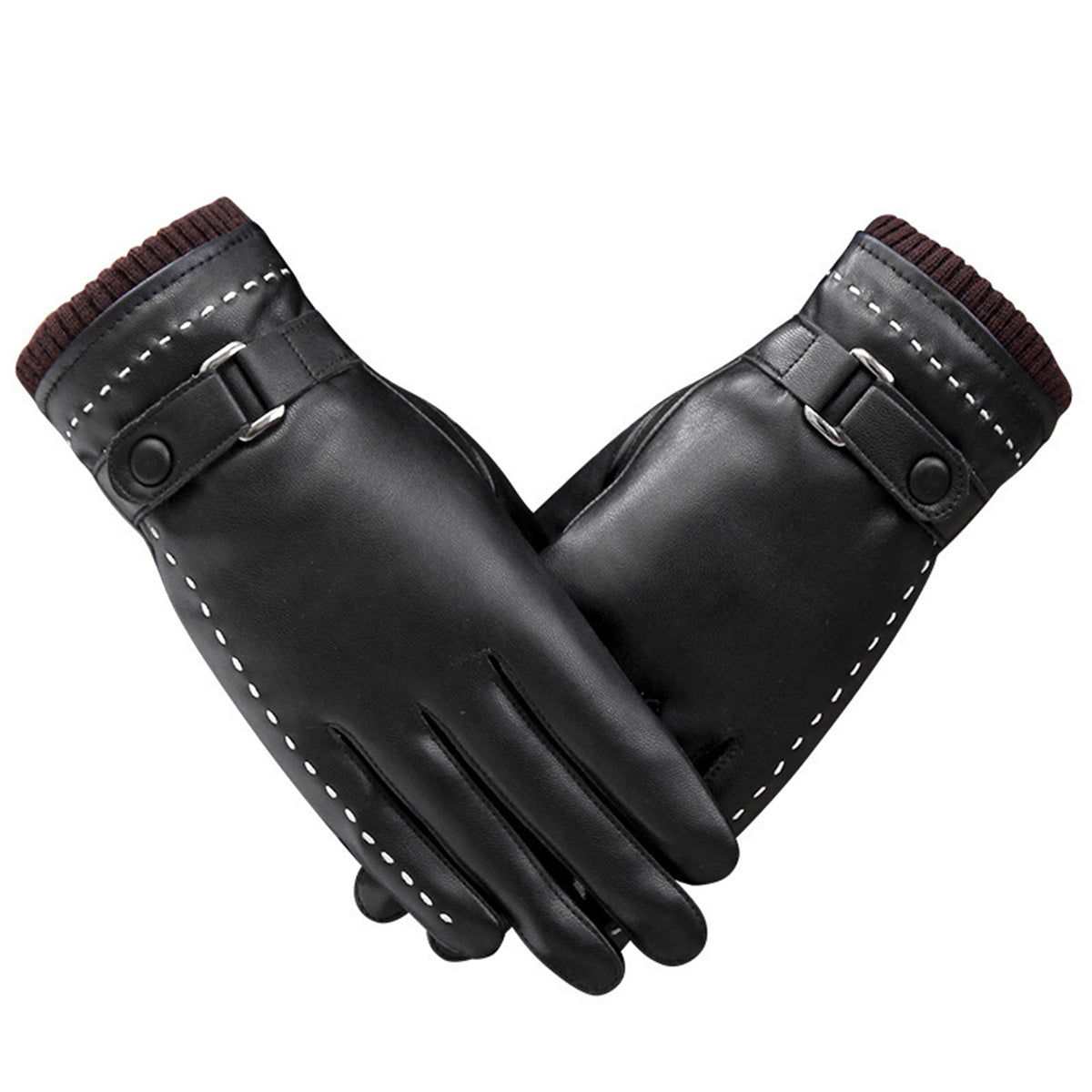 Womens Winter Leather Gloves Touchscreen Texting Warm Driving Lambskin Gloves