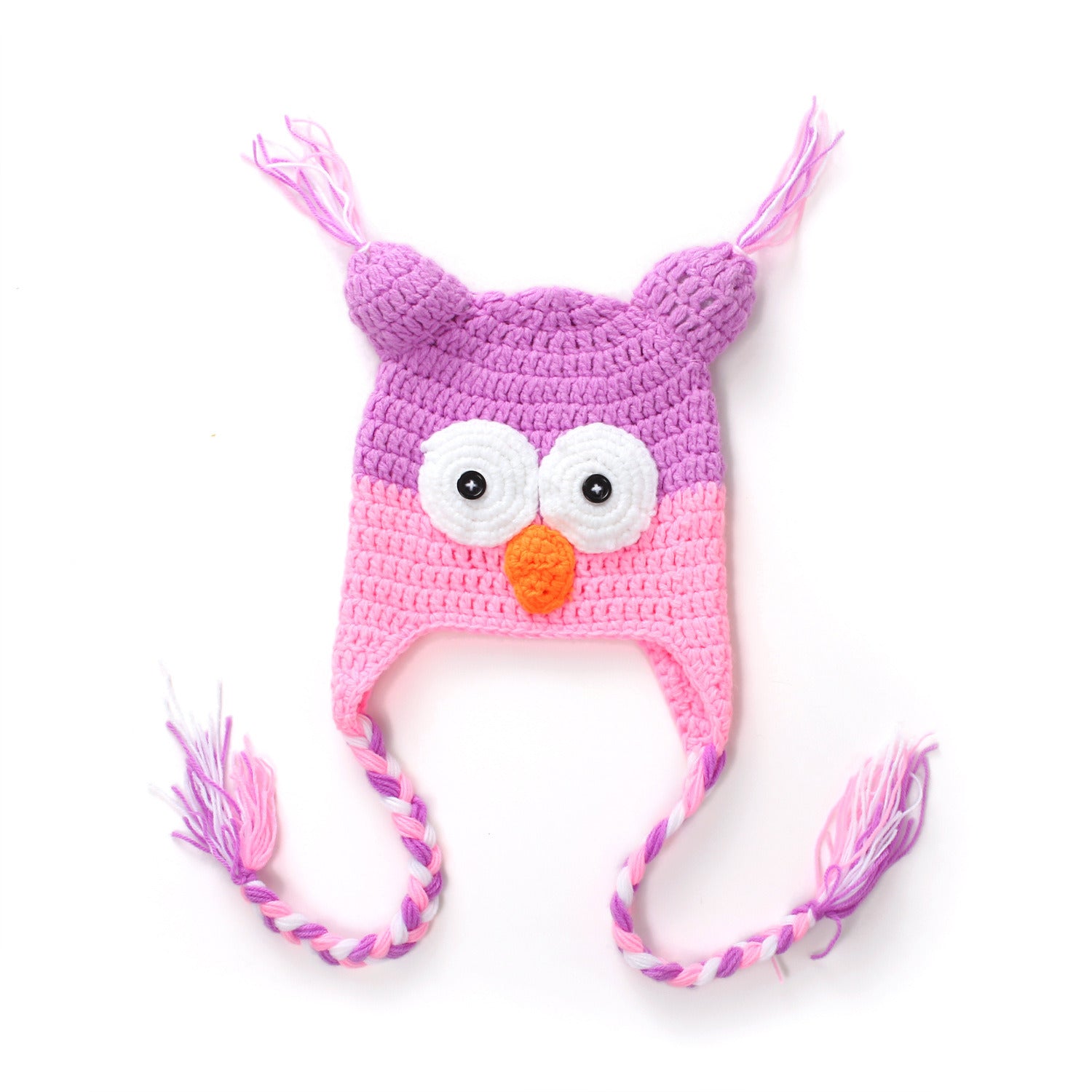 Baby Hand-knitted Owl Wool Hat and Knitted Hat for Boy and Girl