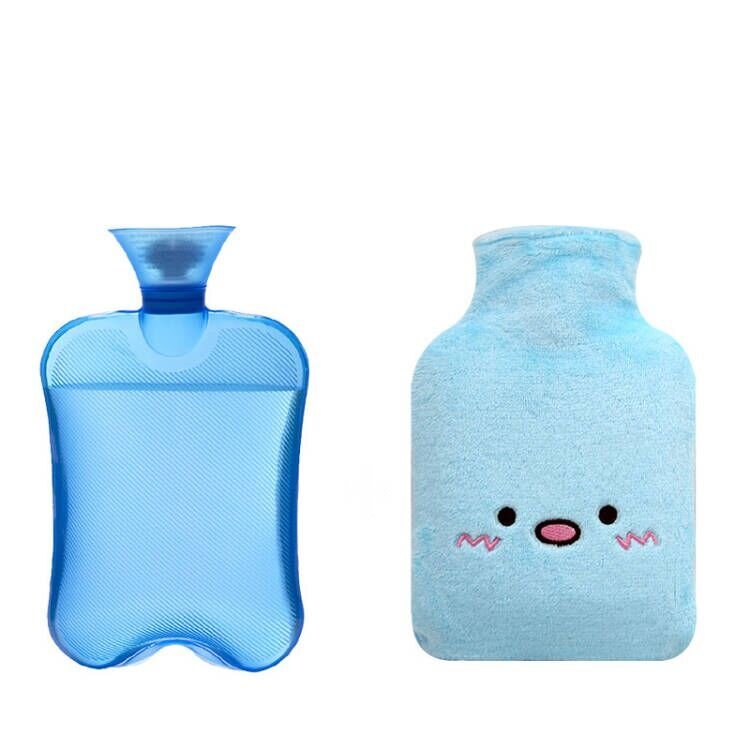 Rubber Thermos With Cute Knit Cover Warm Handbag For Girls Christmas Gifts